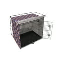 thumbnail image 6 of Clown Dog Crate Cover, Continuous Joyful Fun Pattern with Sweets Ice Creams Happy Man Pattern, Easy to Use Pet Kennel Cover Small Dogs Puppies Kittens, 7 Sizes, Indigo and Multicolor, by Ambesonne, 6 of 6