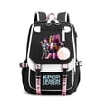 thumbnail image 1 of K-Pop Demon Hunters Nylon Backpack 29x16x46cm Large Capacity Daypack, 1 of 1