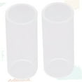 thumbnail image 4 of SHOWERORO Guitar Finger Slide 2Set White Glass for Professional Players with Excellent Intonation, 4 of 8