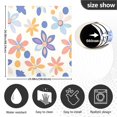thumbnail image 5 of Yayeee Magnetic Dishwasher Cover for The Front Decoration Home Kitchen Machine Sticker Protector, Blue Retro Flower, 5 of 6