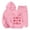 Pink, variant on The 2 Piece Casual Red Bow Heart Print Hoodie Jogger Pants Outfit Set