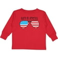 thumbnail image 3 of Inktastic Born in America Boys or Girls Long Sleeve Toddler T-Shirt, 3 of 5