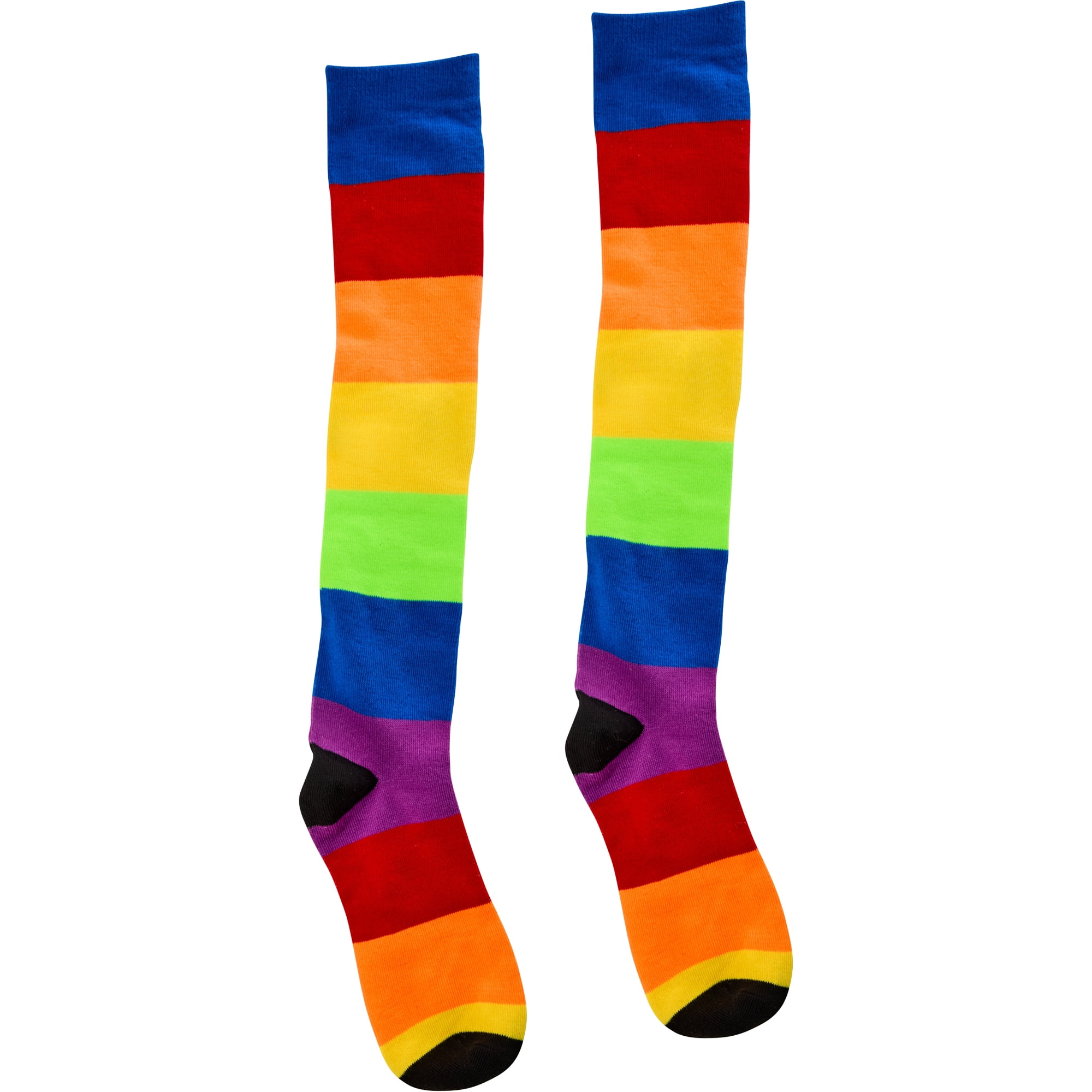 Rubies Rainbow Striped Socks, One Size