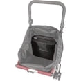 thumbnail image 6 of Playmarket 24960DCH-269 We Go Folding Shopping Cart with Swivel Wheels, Jeans, 6 of 8