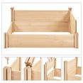 thumbnail image 6 of Yaheetech Wooden Raised Garden Bed, Natural Wood, 6 of 8
