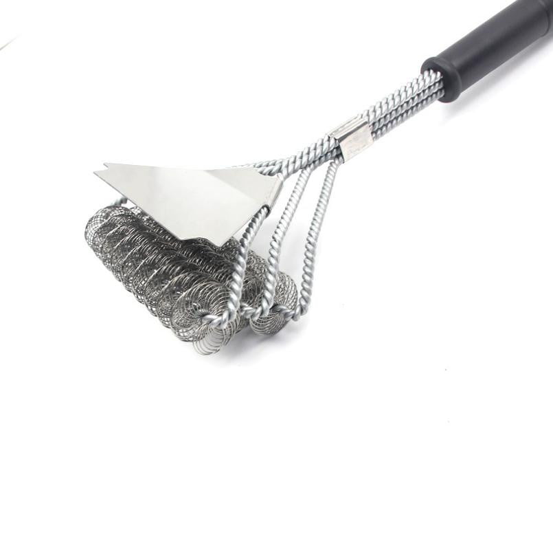 17" Stainless Steel Bristle Free Grill Brush Scraper Tool for Cleaning BBQ 