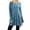 Long Sleeve: TITANIUM, variant on Women Round Neck Long or 3/4 Sleeve Flattering Comfy Swing Tunic Loose Fit Flowy Dress Top