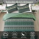 thumbnail image 4 of Colcha WONGS BEDDING Boho, tamaño completo, microfibra verde, 200 x 230 cm, 4 of 7