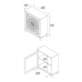 thumbnail image 5 of Powell 16A8246SC Grace Cabinet - White, 5 of 5