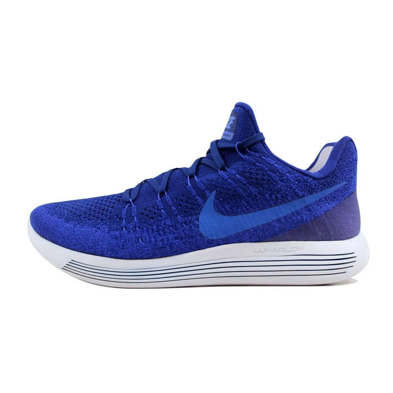 Nike Lunarepic Low Flyknit 2 Deep Blue/Medium Blue 863779-400 Men's 10.5 - Walmart.com