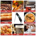 thumbnail image 5 of Meat Thermometer Instant Read Cooking Thermometer Digital Food Thermometer Backlight Lcd Screen Foldable Long Probe, 5 of 5