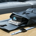 thumbnail image 6 of [Built-in APPs] ARTSEA Smart Projector with WiFi and Bluetooth,Tripod Including,2025 Upgrade Android TV OS,4K Support Native 1080P,Keystone Correction,Compatible with Smartphone/Laptop/TV Stick,Black, 6 of 8