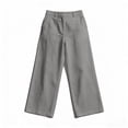 thumbnail image 6 of BUIGTTKLOP Cotton Linen Pants for Women,Work Dressy Pants Trousers with Pockets,High Waist Wide Leg Summer Comfy Pants, 6 of 6
