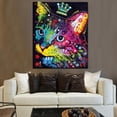 thumbnail image 2 of Pintura Al Animal de Decoración Del Arte de Pared de de Pintura Del Perro - 10 Patrones B Sunnimix Pintura al óleo de lienzo, 2 of 8