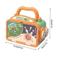 thumbnail image 5 of Nsxcdh Safe Plastic Toys for Toddlers Children's Two In Table Game Bowling and Football Carrying Case Parent-child Interactive Educational Toys Must-Have Item, 5 of 9