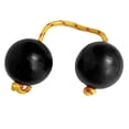 thumbnail image 4 of Bola de Percusión Zulema 1 par Musical Fingertip Ball Doble Calabaza Negro, 4 of 8
