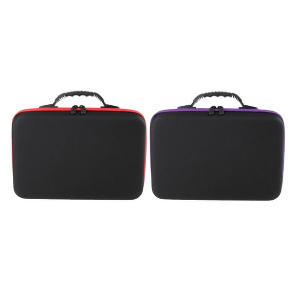 Estuche de almacenamiento organizador shamjiam estuche de transporte de aceites esenciales 60 ml 2 piezas