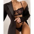 thumbnail image 4 of Conjunto de ropa interior de tentación con perspectiva sexy con correa para el pecho y encaje de verano de Europa y Estados Unidos para mujer, 4 of 5
