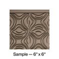 thumbnail image 1 of FASÄDE Lotus Decorative Vinyl Backsplash Panel in Argent Bronze (6X6 Inch Sample), 1 of 5