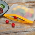 thumbnail image 5 of Reusable Ziplock Bags Freeze Safe Food Grade Peva Snack Organizer 12Pcs, 5 of 8