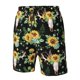thumbnail image 4 of Fotbe Sunflower Skull Boho Trajes de Baño Estampados para Hombre, Shorts de Verano de Secado Rápido, Ropa de Playa, Bañadores-XX-Large, 4 of 6