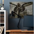 thumbnail image 2 of Stupell Industries Airplane Rotor Vintage Wood Texture Design Canvas Wall Art by Dylan Matthews, 2 of 6