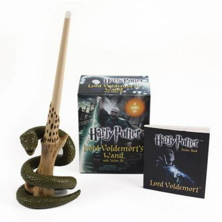 - Harry Potter Voldemort's Wand with Sticker Kit : Lights Up!