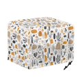 thumbnail image 6 of Xixirimido Abstract Boho Art Geometric Pattern Toaster Cover Coated Sliver Polyester Cover Toaster Appliance Cover For Kitchen Appliance with Drawstring Kitchen Accessories, for 2 Slice, 6 of 7