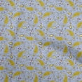 thumbnail image 1 of oneOone Viscose Jersey Mustard Yellow Fabric Paisleys Craft Projects Decor Fabric Printed By The Yard 60 Inch Wide, 1 of 5