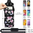 thumbnail image 3 of Half Gallon Water Bottle with Sleeve 64 OZ Water Bottle with Straw & Time Marker to Drink Leakproof Motivational Water Jug with Insulated Holder for Women Men Workout Gym Sport, 3 of 6