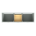 thumbnail image 3 of Ariel Stafford 73 Inch Double Oval Sink Vanity With White Quartz Countertop W/1.5" Edge In Grey, 3 of 10