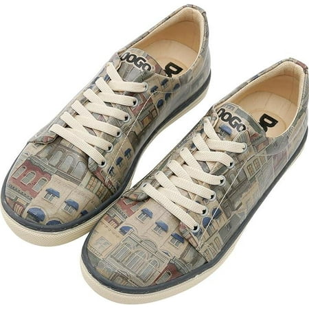 

Dogo Vegan Leather Sneakers for Women - Handmade and Unique Fashion Sneakers for Women Frame of Mind Design Size 5