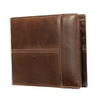 thumbnail image 1 of Cartera para hombre Cartera corta portátil Cartera de viaje multifunción para regalo del día Café Aceite, 1 of 8