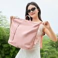 thumbnail image 6 of Hiroekza Backpack for Women Waterproof Lightweight Beach Bag with Wet Dry Compartments for Swimsuit and Shoe, 13.38x7.08x17.71 inches, Ideal for Swimming Fitness Outdoor Activities Pink, 6 of 6