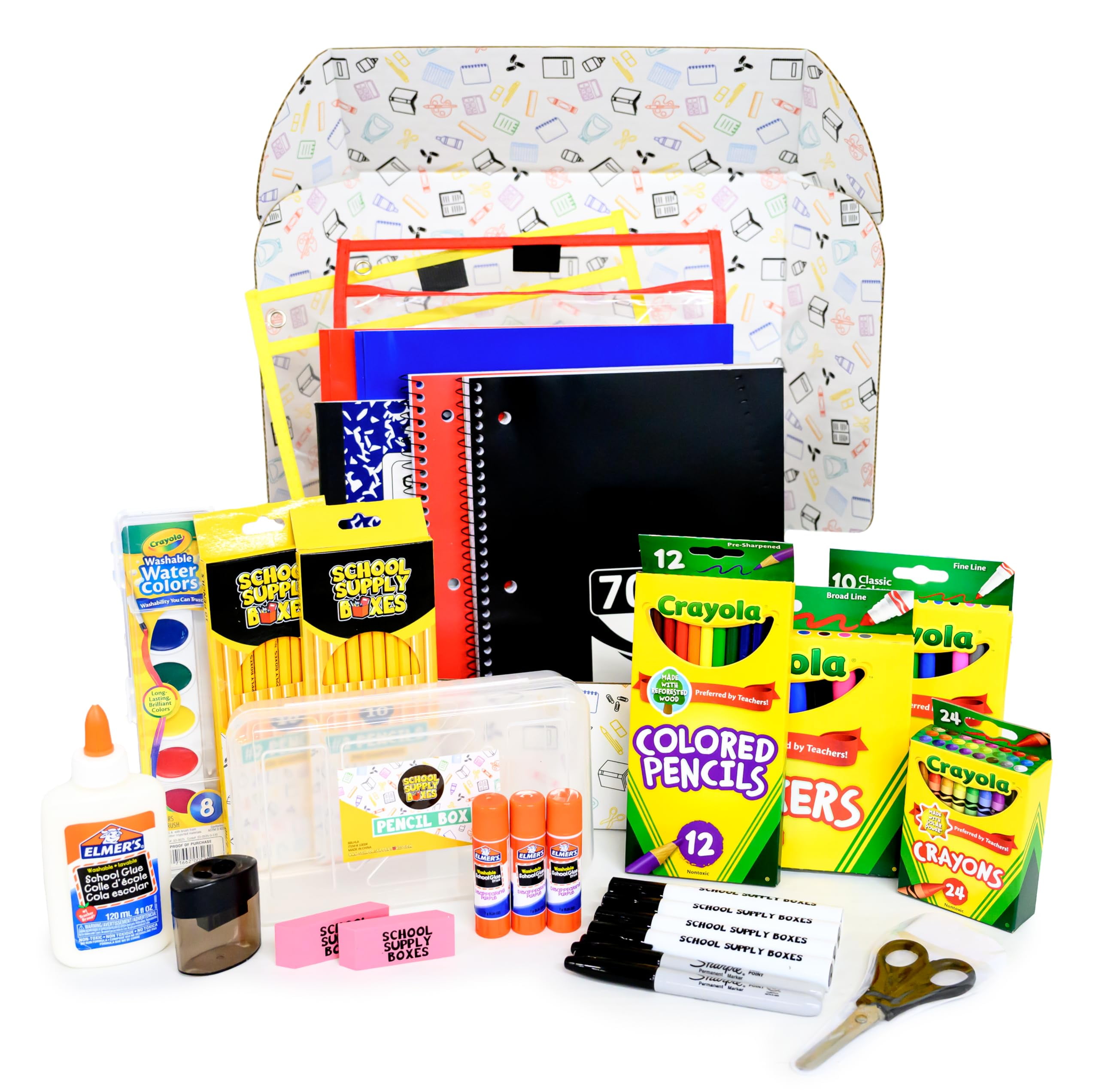 Artistic Essentials Back to School Bundle | Case (4 Boxes) - 99 Pieces per Box | School Supply Boxes - Back to School Essentials