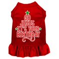 thumbnail image 1 of Go Jesus Sérigraphie Chien Robe Rouge 4X (22), 1 of 1
