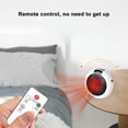 thumbnail image 4 of Kojanyu New Home Essentials,Space Heater,Portable Remote Control Electric Heater High Output Fan for Home Bedroom office Desk Indoor Use Space Heater Indoor Clearence, 4 of 8