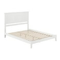 thumbnail image 4 of AFI Madison Queen Low Profile Wood Platform Bed, White, 4 of 6