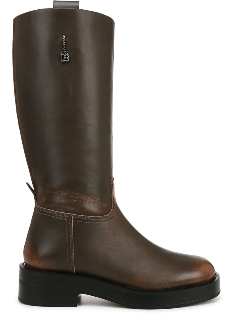 Franco Sarto Women's Trevi Mid Calf Boot Brown Leather 9M