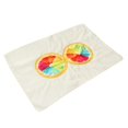 thumbnail image 4 of DOLITY Coussin de Voyage Doux Convertible Couverture de Canapé Lit pour Maison Coloré orange, 4 of 9