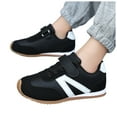 thumbnail image 6 of newwalpole Boys Wide Toe Box Sneakers Girls Zero Drop Running Shoes Breathable Walking Trainers for Kids Black for Size 12.5, 6 of 9