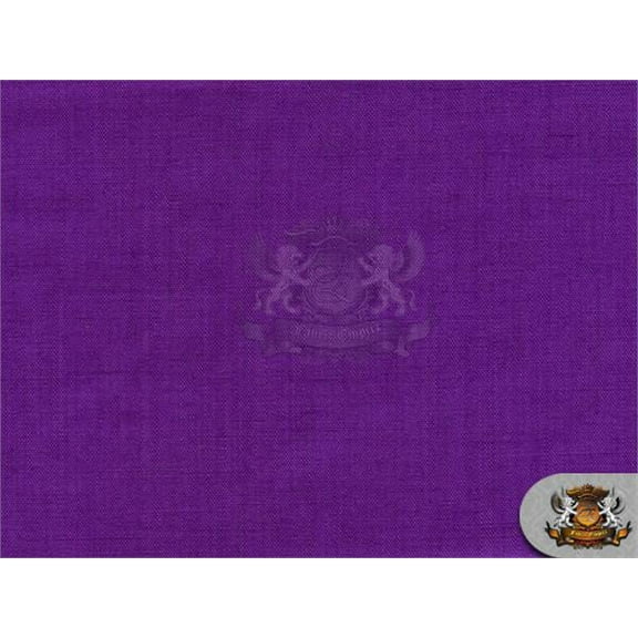 Polyester Cotton Broadcloth VIOLET Fabric / 60" W / Sold By the Yard