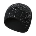 thumbnail image 1 of Beanie Hats Crochet Knitted Acrylic Thermal Slouchy Warm Chunky Cozy Gorras para Negro Zulema sombreros de las mujeres, 1 of 8