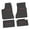Black w/ Red Insert, variant on Charger Floor Mats 06-10 Dodge Charger RWD 4 Piece Custom Vintage Scene w/ SRT Insert - Black