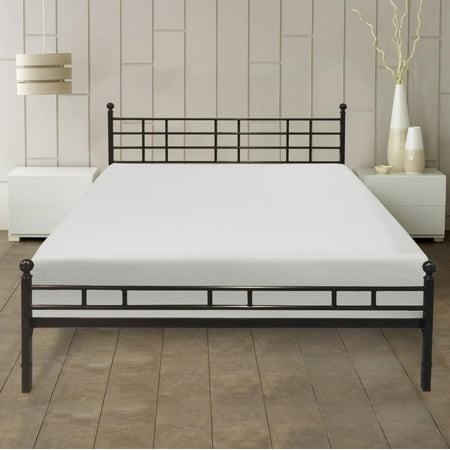 Best Price Mattress 10 inch Memory Foam Mattress and Easy Set-up Bed Frame Set, Multiple