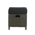 thumbnail image 6 of Asti All-Weather Wicker 3-Piece Outdoor Seating Set with Reclining Sofa and Two 15" Ottomans, 6 of 10