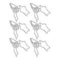 thumbnail image 4 of Wire Binder Clips, Hollow Out Multi Purpose Star Binder Clips Strong Clamping  For Notes Gold,Silver, 4 of 8