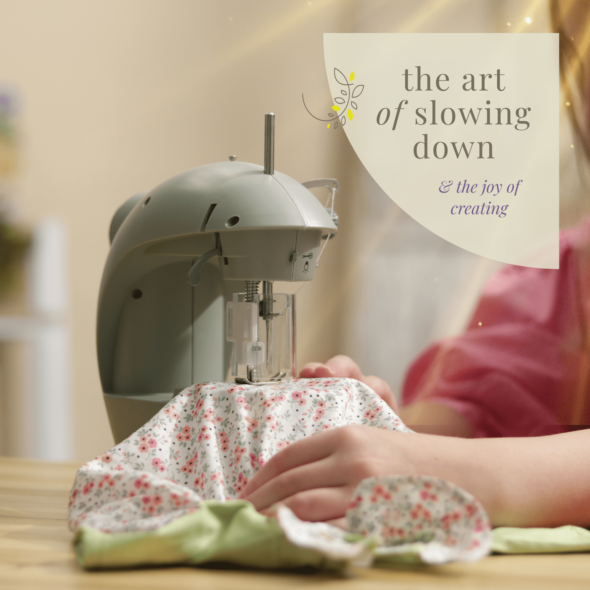 Virtu 122 PC Mini Portable Sewing Machine for Beginner, Kids Sewing Machine and Adults with Craft Supplies, Green