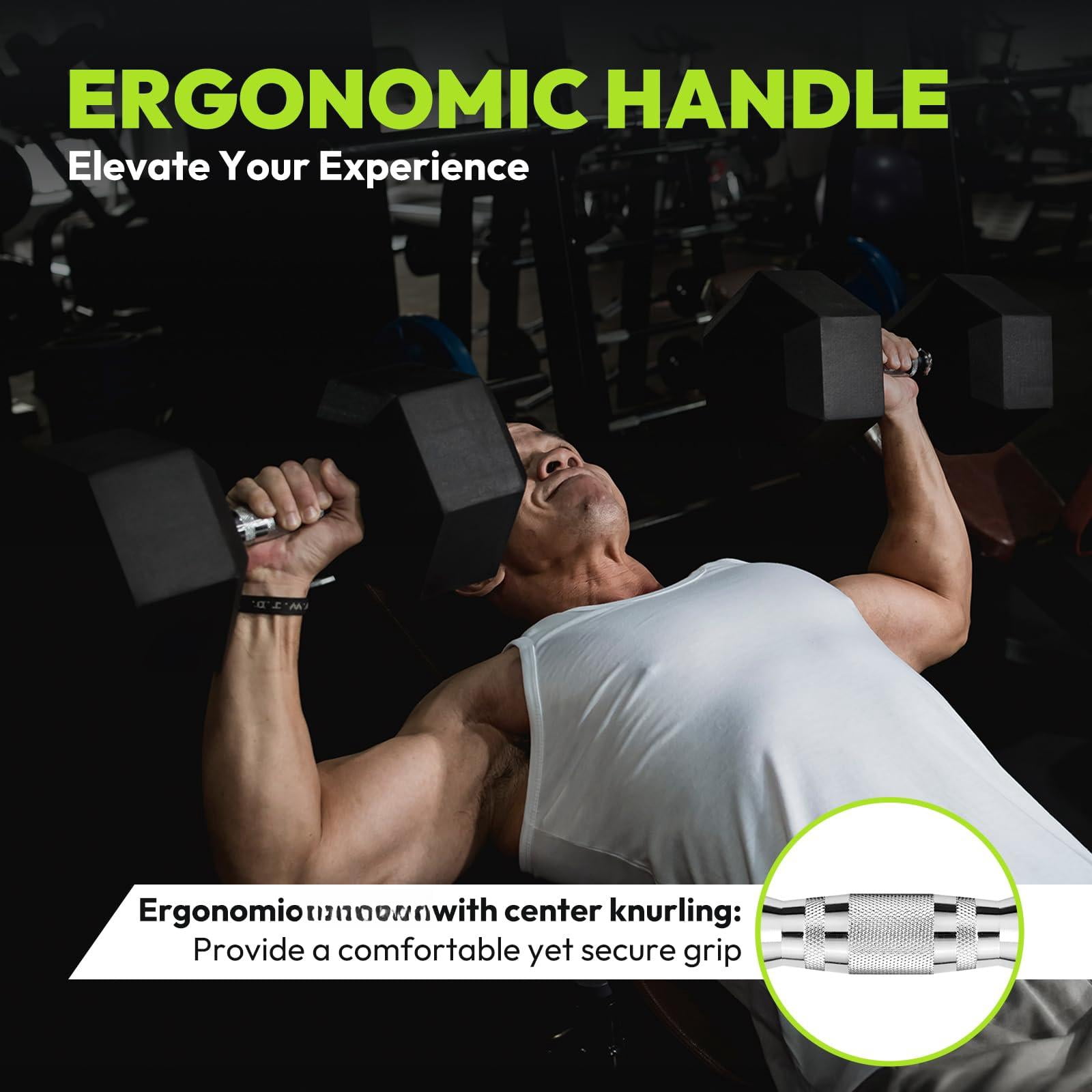 Hex Dumbbell Set  2.5-65 Lb Rubber Encased Exercise & Fitness Dumbbells Weights Of 2 Hand Weight For Strength