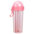thumbnail image 1 of Botella de agua a prueba de fugas, deportiva, doble, para niños, portátil, con pajita, 1 of 8